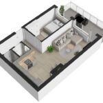 Detaily bytove jednotky s terasou